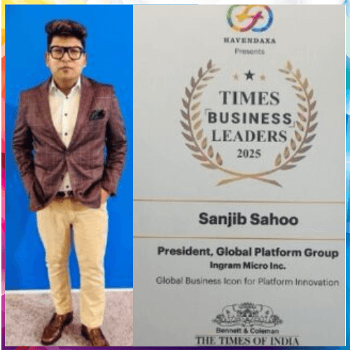 Sanjib Sahoo conferred with “Global Business Icon†award at Times Business Leaders 2025
