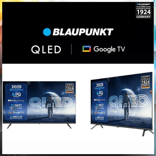 Blaupunkt launches QLED Google TVs in India with 70W built-in speakers, starting at Rs 10,999
