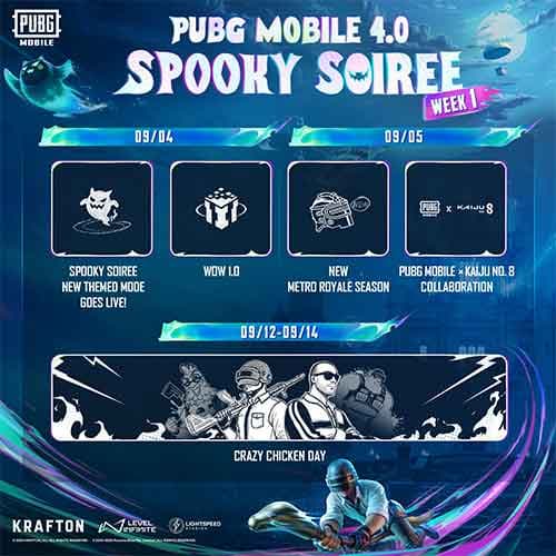 PUBG Mobile 4.0 Launches September 4 with Spooky Soirée Mode