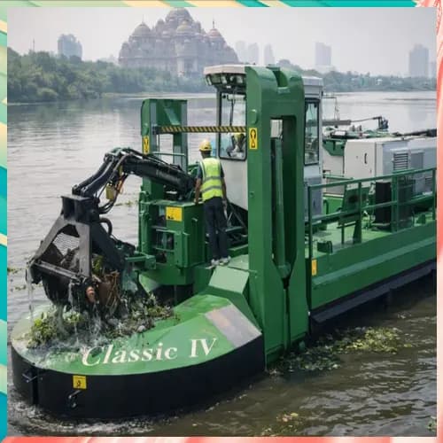 AI-led cleanup, clears 42-km stretch of Yamuna in 45 days