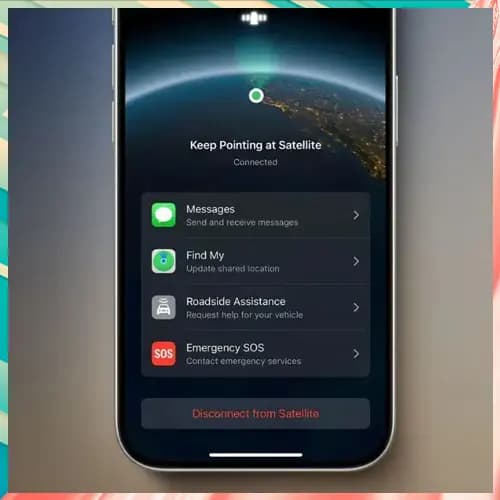 Soon, iPhone users can share photos and maps through satellite connectivity