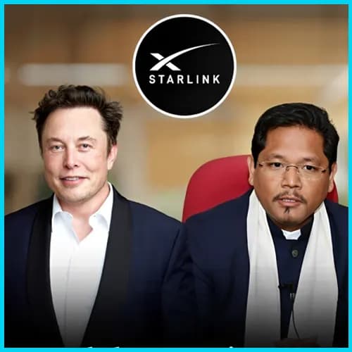 Meghalaya Govt signs MoU with Starlink to deploy satcom services in remote areas