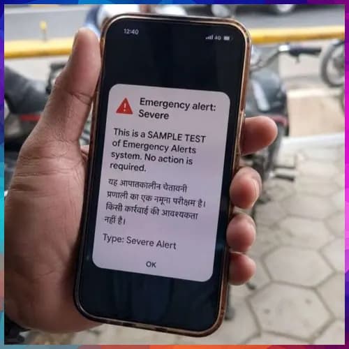 India tests nationwide emergency alert system on mobile phones