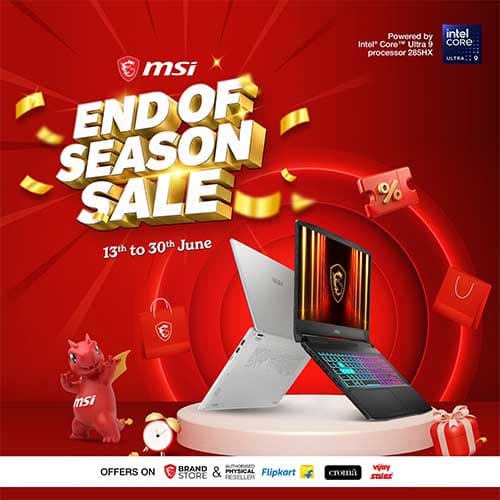 MSI rolls out â€˜Mid-Year Promotion â€“ June 2026â€™ with extended warranty, backpack bundles and EMI benefits