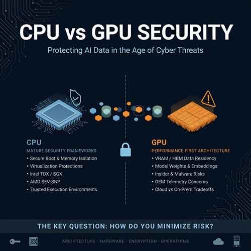 CPU vs GPU Security: Protecting AI Data in the Age of Cyber Threats