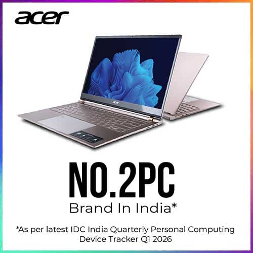 Acer climbs to No. 2 position in India’s PC market in Q1 2026