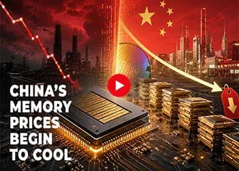 China's Memory Prices Begin to Cool