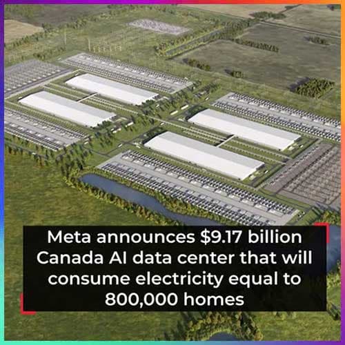 Meta's Upcoming Canadian AI Data Center Set to Consume Massive Amounts of Electricity