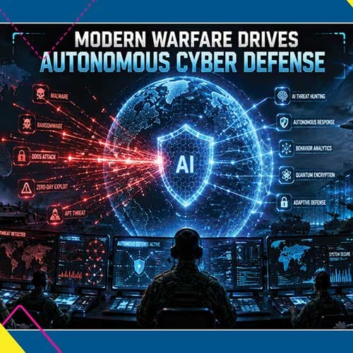 How Modern Warfare Is Accelerating Autonomous Cyber Defense