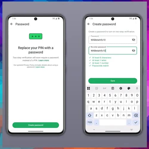 WhatsApp replaces six-digit two-step verification PIN with a new secure password option