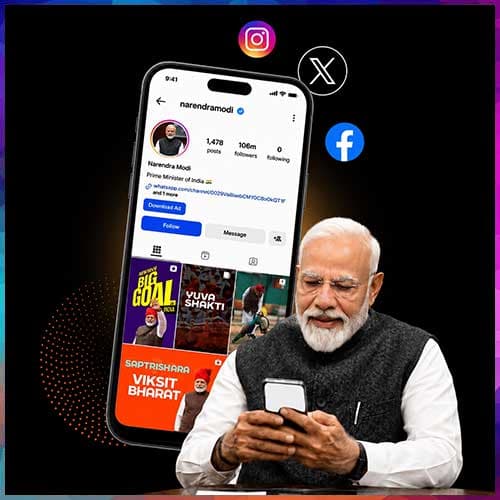 PM Modi tops list in ministers’ social media outreach review