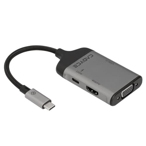 CADYCE Announces CA-CMP4 USB-C to HDMI (4K) & VGA Multi-Port Adapter