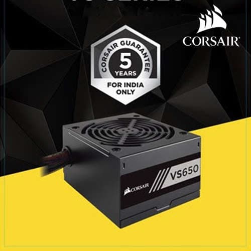 5 years warranty on Corsair VS Series PSUs