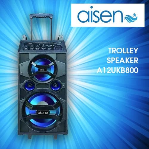 Aisen launches "Trolley Speaker â€“ A12UKB800" priced at Rs.12,499/-
