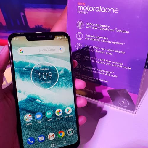 Motorola releases â€œmotorola one powerâ€ with Android One