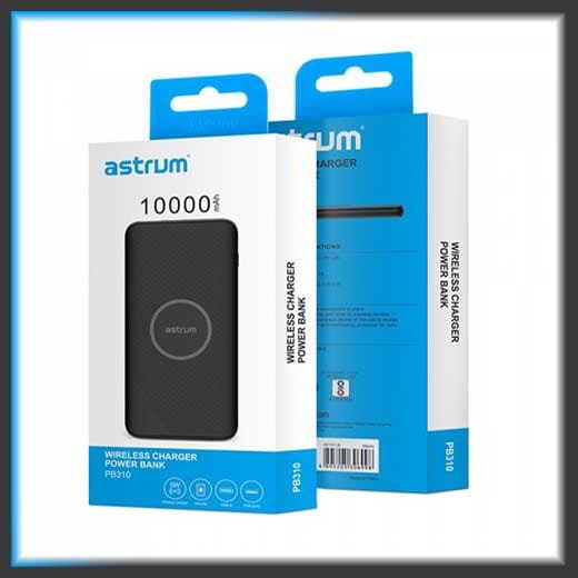 Astrum unveils Qi Wireless Charging Power Bank PB310, priced at Rs.2,199/-