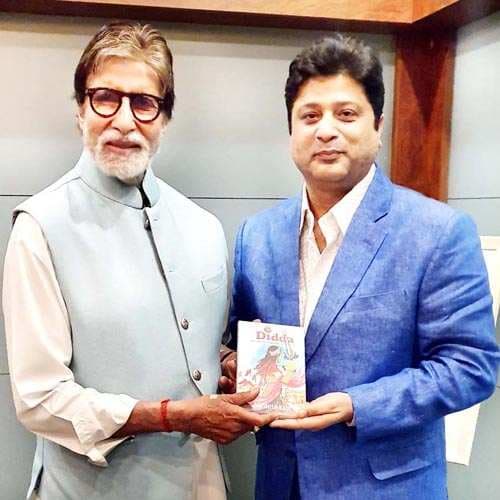 Amitabh Bachchan unveils Ashish Kaul’s book “Didda – The Warrior Queen of Kashmirâ€