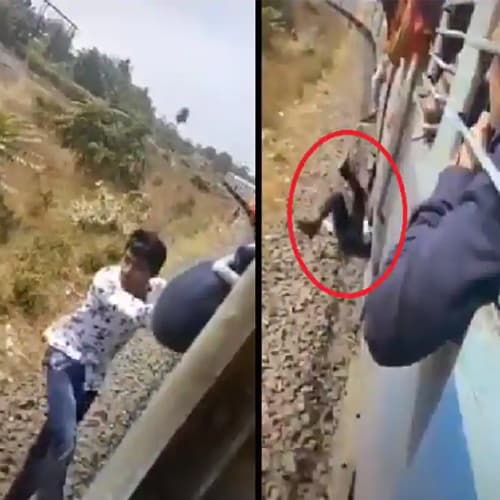 Man fell off running train shooting for Tik Tok, RM saysâ€ Follow the Rulesâ€
