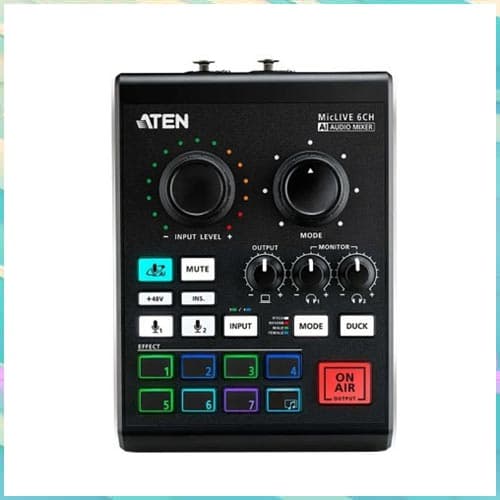 ATEN unveils its first AI-optimized audio mixer for podcasting â€“ MicLIVE