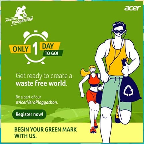 Acer India supports recycling and non-littering through â€œAcer Vero Ploggathonâ€