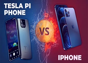 Tesla Pi Phone Vs iPhone