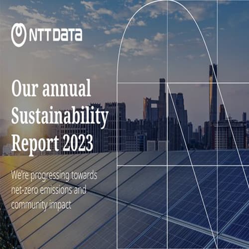 NTT releases its Annual Sustainability Report 2023