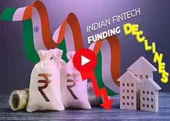 Indian fintech funding declines