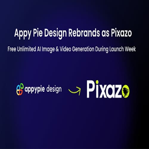 Appy Pie Design rebrands to Pixazo, offers unlimited free AI image & video generation for launch week