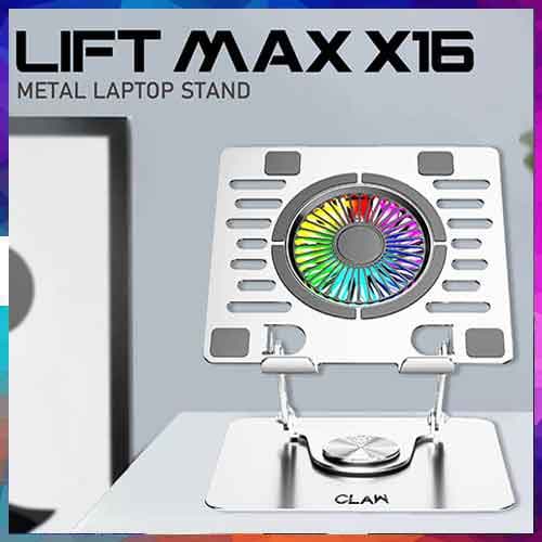 CLAW expands accessories portfolio with Lift Pro X11 and Lift Max X16 premium metal laptop stands