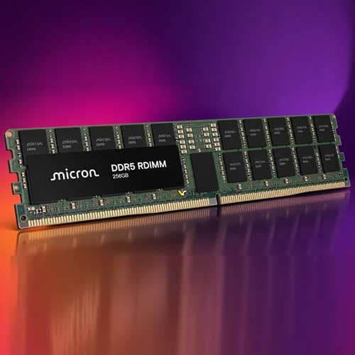 Micron samples 256GB DDR5 RDIMM to boost AI data center performance