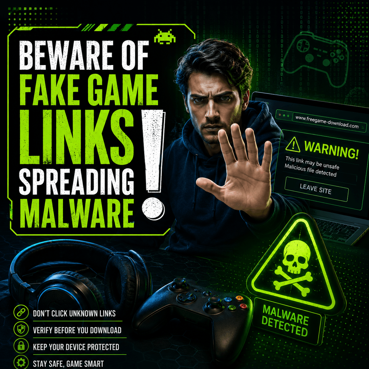 Fake Gaming Links Now Spreading Dangerous Malware