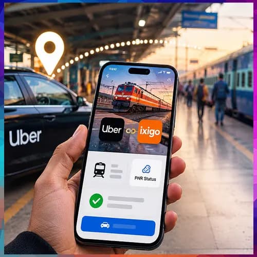 Uber partners with ixigo to offer train ticket booking on the app