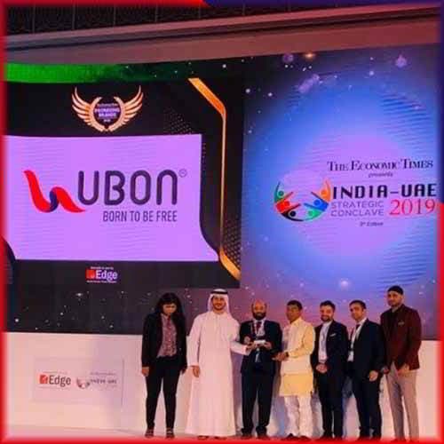 UBON recognised as The Economic Times Most Promising Brand