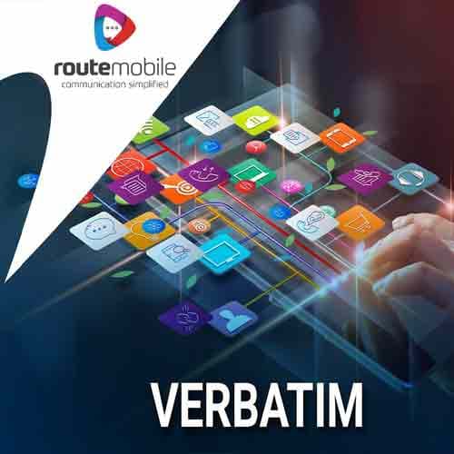 Route Mobile brings “Verbatim†simplifying compliance process for banking, financial institutions & enterprises