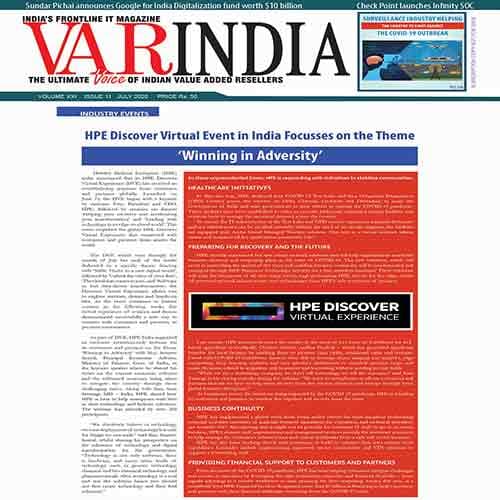 HPE Discover Virtual Event in India Focusses on the Theme 'Winning in Adversity'